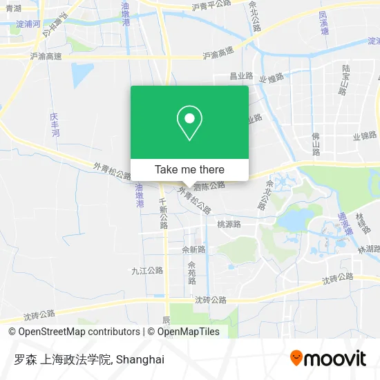 罗森 上海政法学院 map