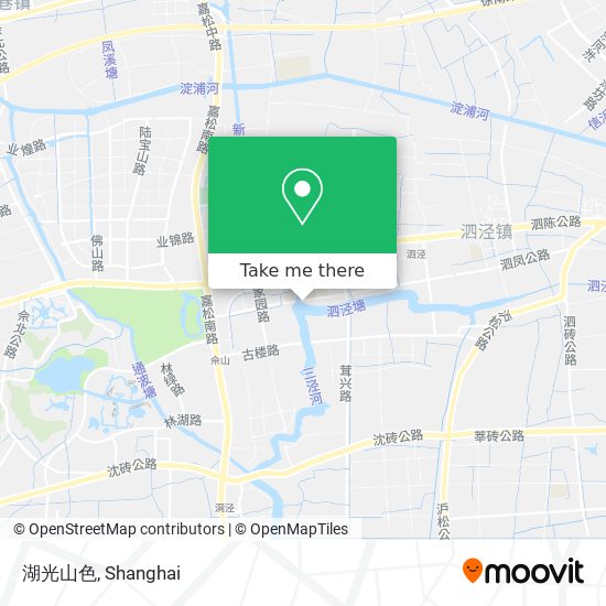湖光山色 map