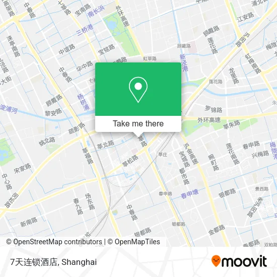 7天连锁酒店 map