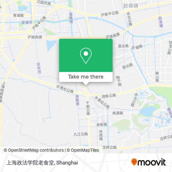 上海政法学院老食堂 map