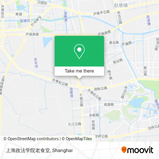 上海政法学院老食堂 map
