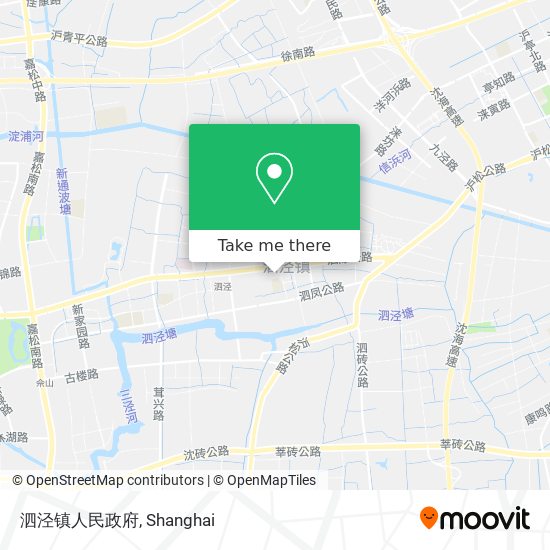 泗泾镇人民政府 map