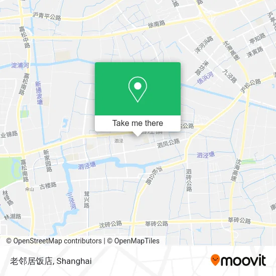 老邻居饭店 map