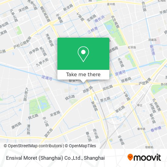Ensival Moret (Shanghai) Co.,Ltd. map