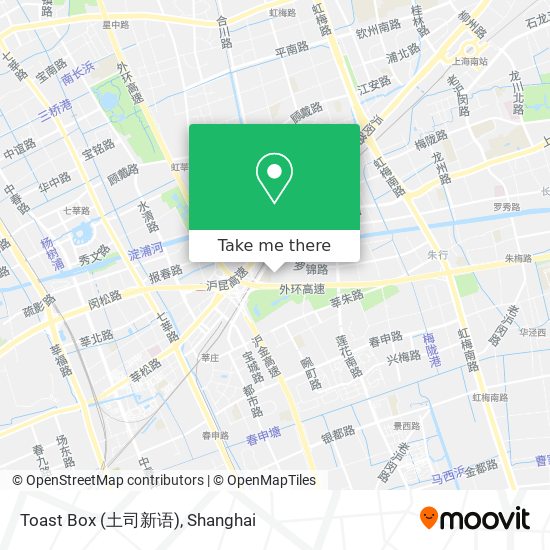 Toast Box (土司新语) map