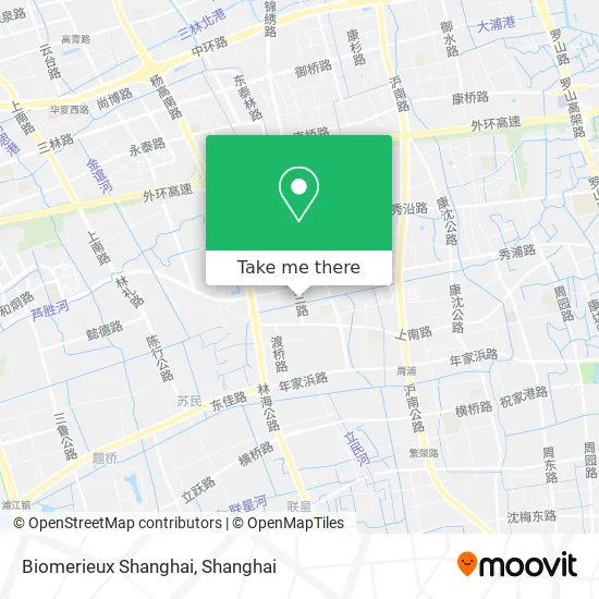 Biomerieux Shanghai map