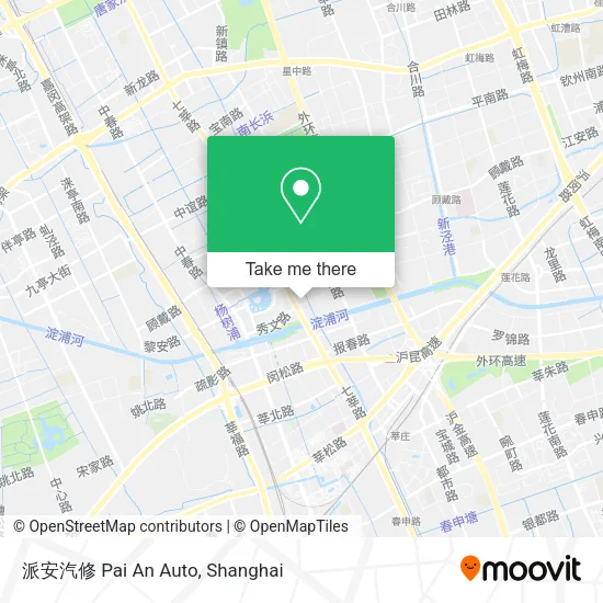 派安汽修 Pai An Auto map