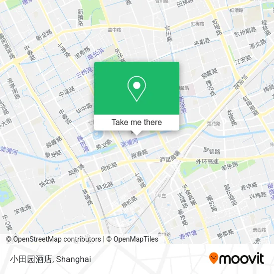 小田园酒店 map