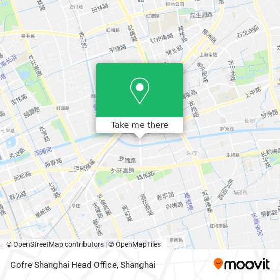 Gofre Shanghai Head Office map