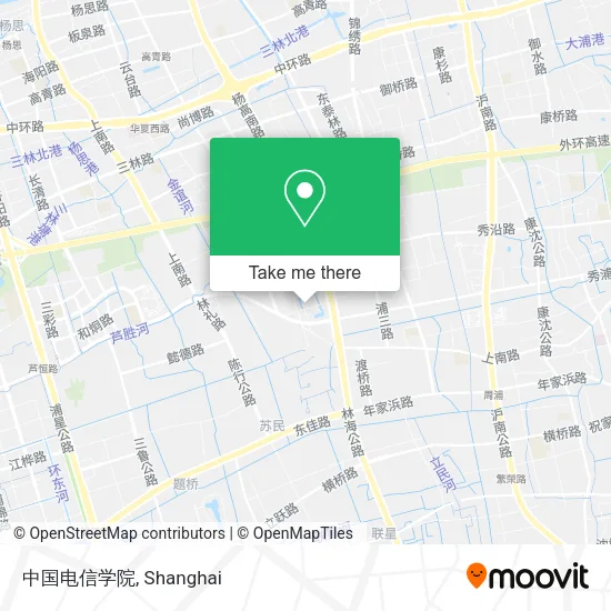 中国电信学院 map