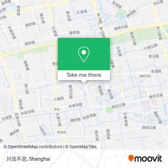 川流不息 map