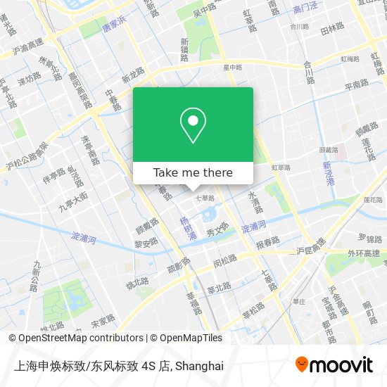 上海申焕标致/东风标致 4S 店 map