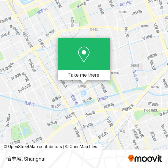 怡丰城 map