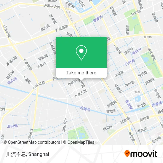 川流不息 map