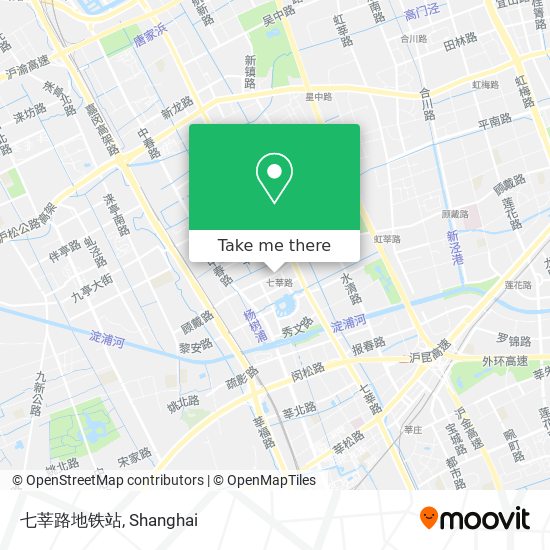 七莘路地铁站 map