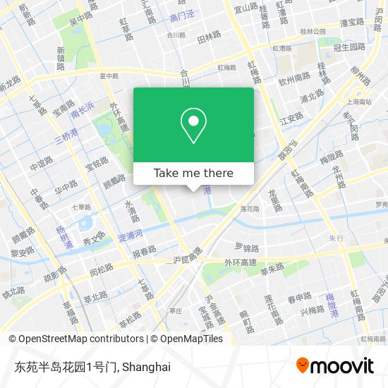 东苑半岛花园1号门 map