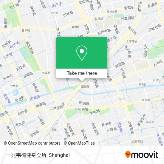 一兆韦德健身会所 map