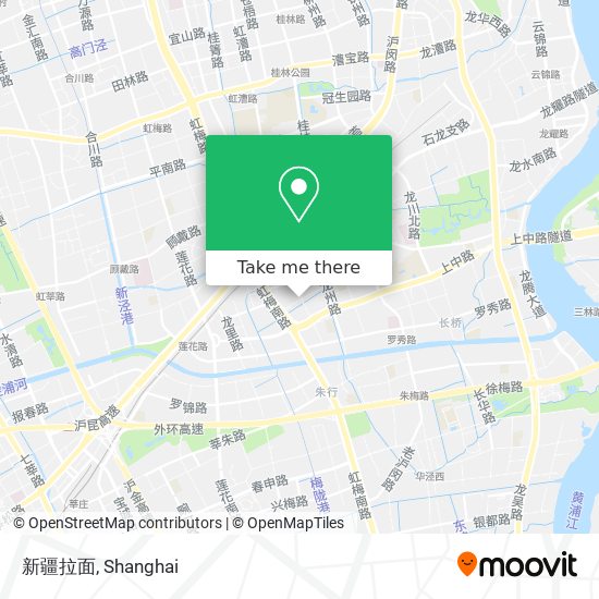 新疆拉面 map