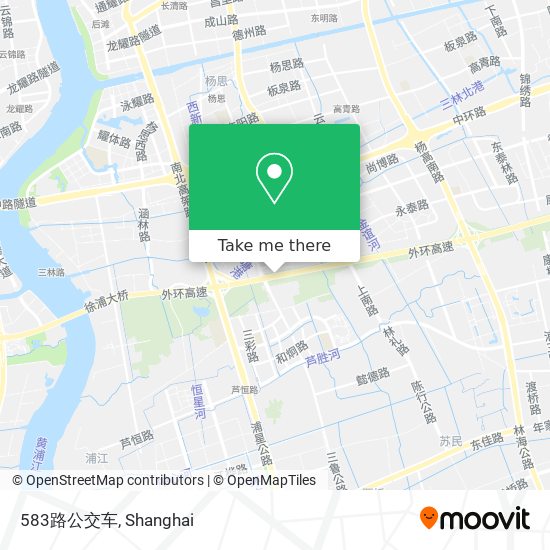 583路公交车 map