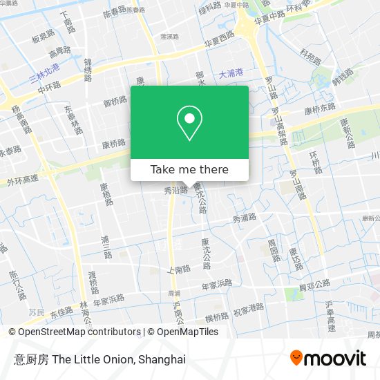 意厨房 The Little Onion map