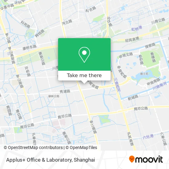 Applus+ Office & Laboratory map