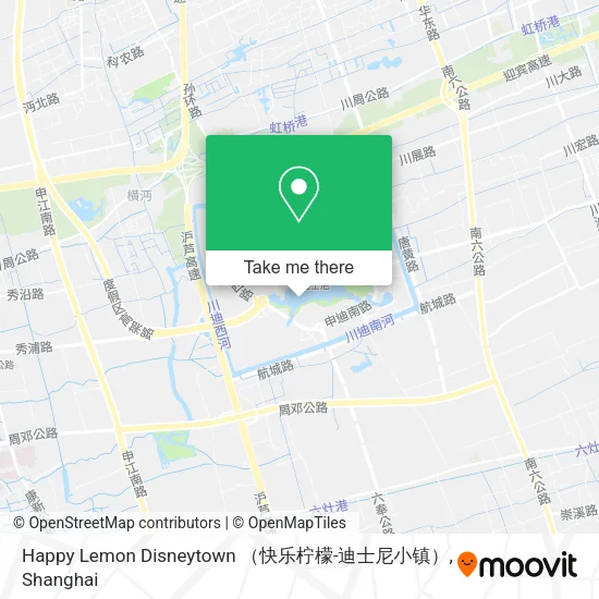 Happy Lemon Disneytown （快乐柠檬-迪士尼小镇） map