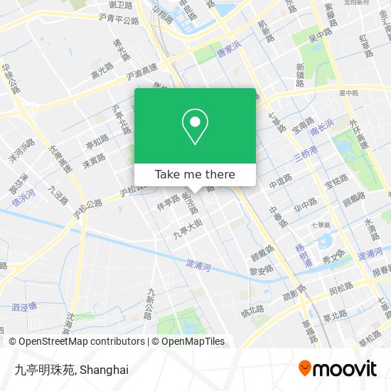 九亭明珠苑 map