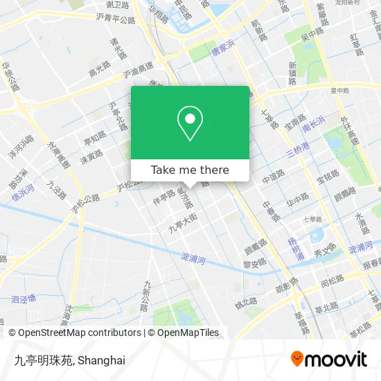 九亭明珠苑 map