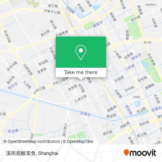 溪雨观酸菜鱼 map