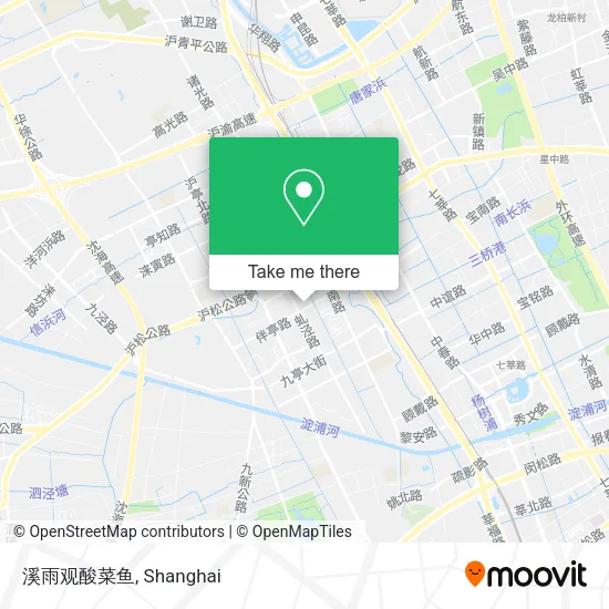 溪雨观酸菜鱼 map