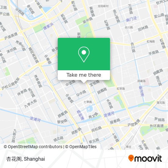 杏花阁 map