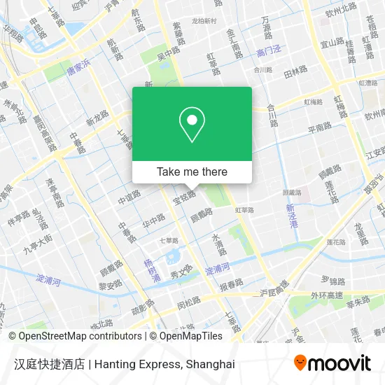 汉庭快捷酒店 | Hanting Express map