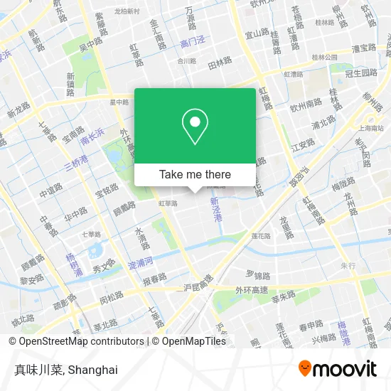 真味川菜 map