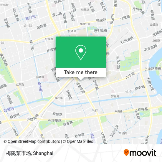 梅陇菜市场 map