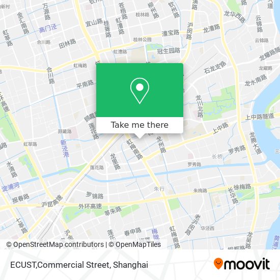ECUST,Commercial Street map