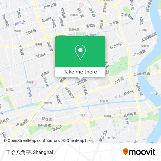 工会八角亭 map