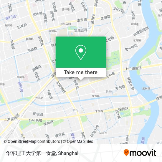 华东理工大学第一食堂 map