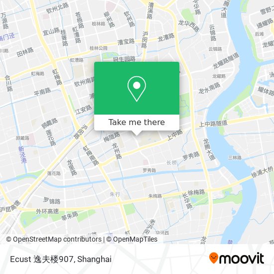 Ecust 逸夫楼907 map