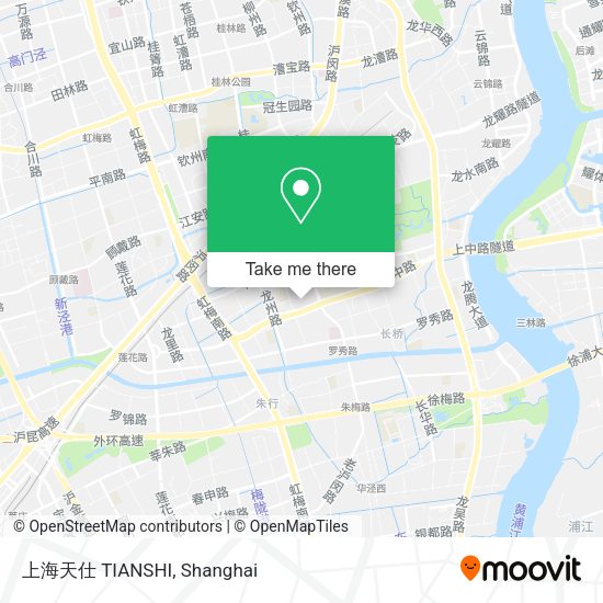 上海天仕 TIANSHI map