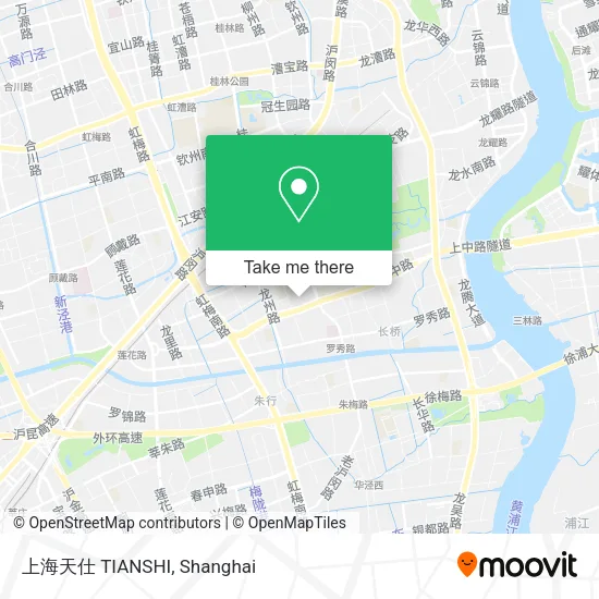 上海天仕 TIANSHI map