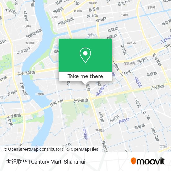 世纪联华 | Century Mart map