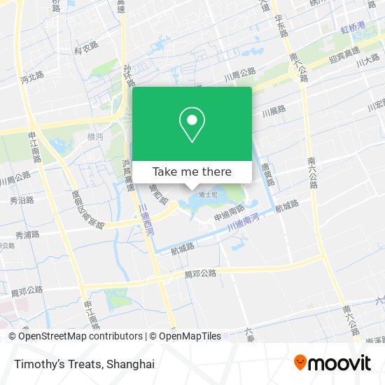 Timothy’s Treats map