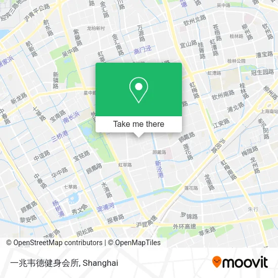 一兆韦德健身会所 map