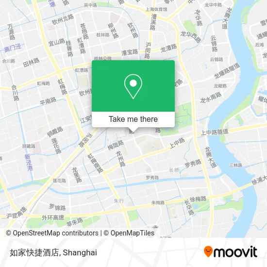 如家快捷酒店 map