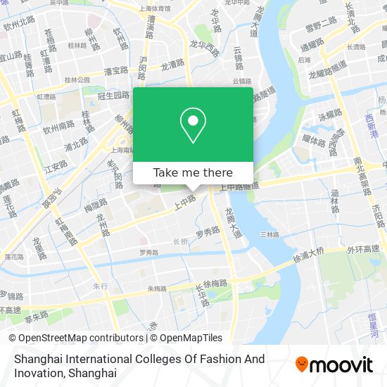 Shanghai International Colleges Of Fashion And Inovation map