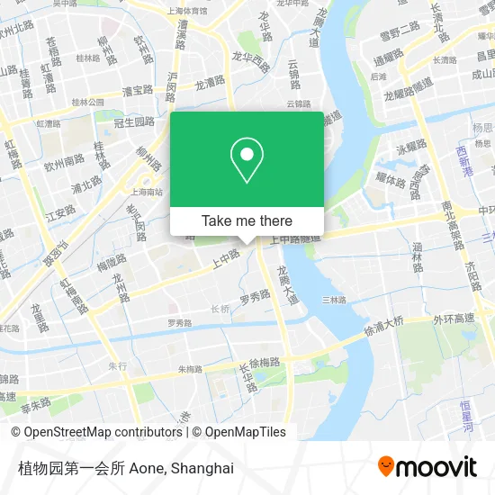 植物园第一会所 Aone map