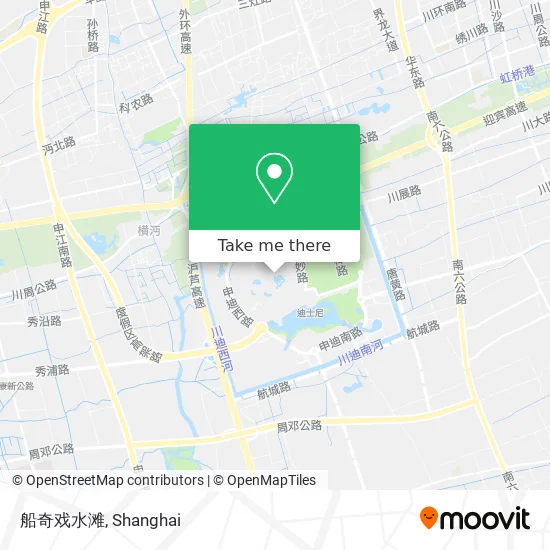 船奇戏水滩 map