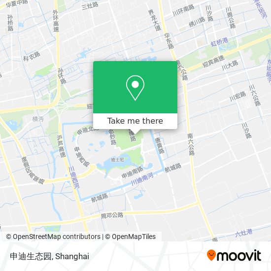 申迪生态园 map