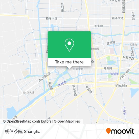 明萍茶館 map