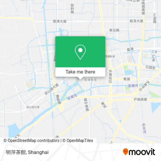 明萍茶館 map